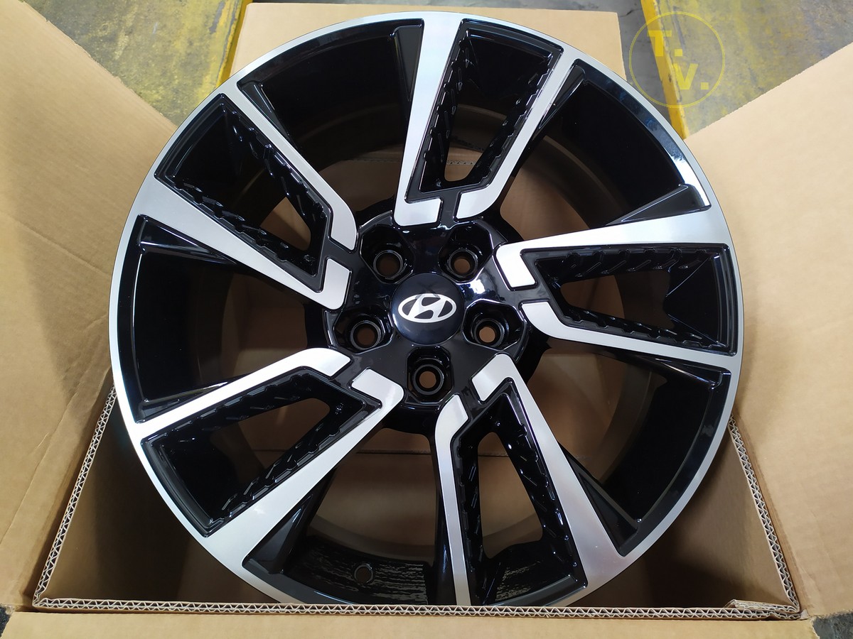 ABE... 20x FE per ruote Nero per Hyundai i30 per cerchi in lega Gem